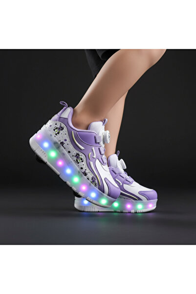 MARiE KAYKAYLI IŞIKLI PATENLİ ÇOCUK SPOR AYAKKABISI-KAYKAYLI ORTOPEDİK SPOR AYAKKABI --32 NUMARA--