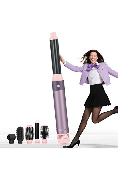 ENZO EN-4133 6-in-1 Electric Styling Set – Straightener, Curler, Dryer & Comb