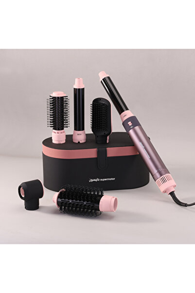 ENZO EN-4133 6-in-1 Electric Styling Set – Straightener, Curler, Dryer & Comb