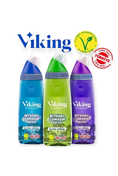 Viking Premium Çamaşır Suyu Sandal Ağacı - Misk - Amber 750 Ml 3 Adet