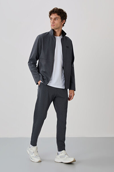 AIR JONES بدلة رياضية للرجال من كارلوس أنثراسايت ميلانج ستاندرد مولد - 85209