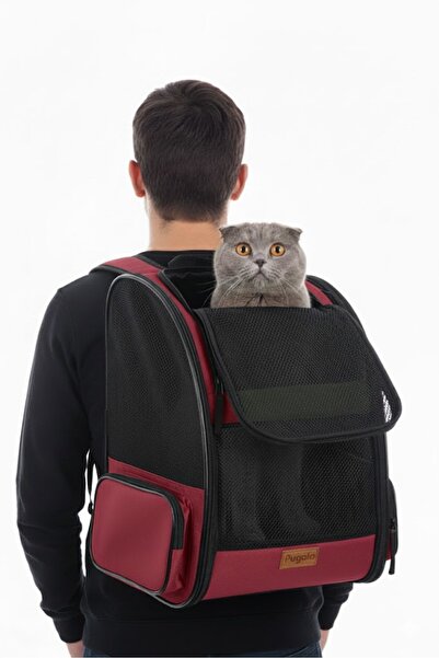 PUGALO AirMove Premium Kedi Köpek Taşıma Çantası | Silinebilir | Yırtılmaz Fi...