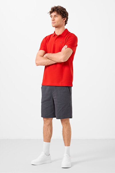 TOMMY LIFE Gray Standard Fit Woven Lightweight Stretchy Chino Men's Shorts - 81292