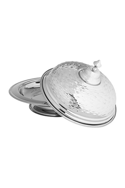 HIC Cozy Stainless Steel Service Dish With Base And Lid 45 cm