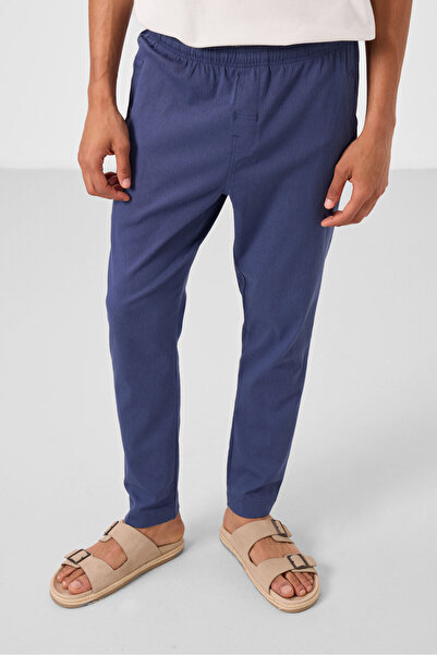 TOMMY LIFE Parlament Standart Fit Dokuma Hafif Esnek Chino Erkek Pantolon - 82179