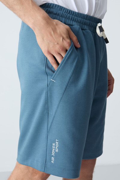 AIR JONES Forest Green Men's Shorts - Cotton, Thick Soft Texture, Standard Fit - 81278