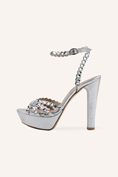 MARCATELLI Gümüş Alise Platform Topuklu Ayakkabı