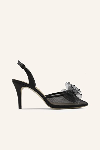 MARCATELLI Siyah Romeo Mını Topuklu Ayakkabı
