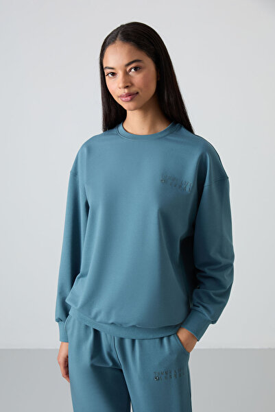 TOMMY LIFE Forest Green Basic Cotton Oversize Tracksuit Suit 95287