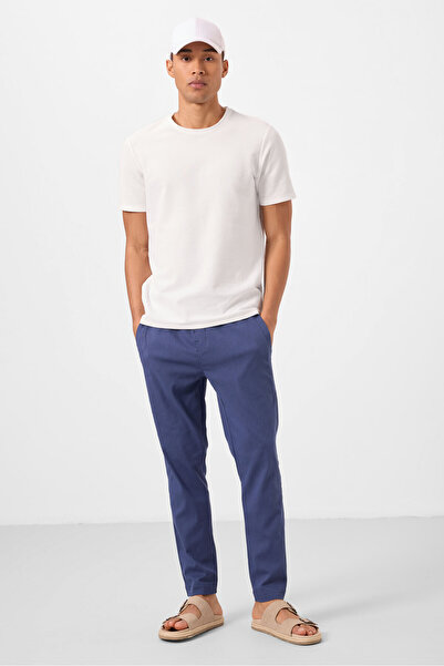 TOMMY LIFE Parlament Standart Fit Dokuma Hafif Esnek Chino Erkek Pantolon - 82179