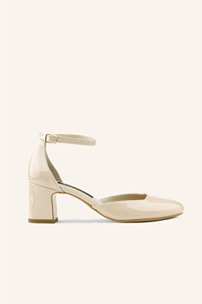 MARCATELLI Pudra Rugan Jane Topuklu Ayakkabı