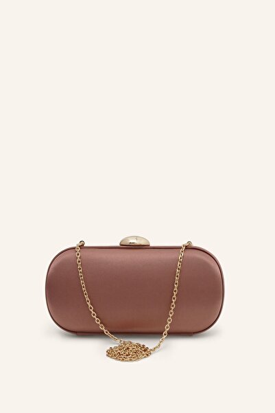 MARCATELLI Rose Saten Luna Abiye Çanta