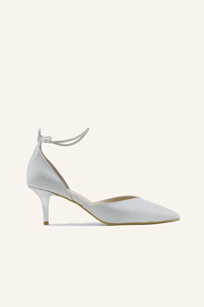 MARCATELLI Gümüş Sim Elisya Mini Topuklu Ayakkabı