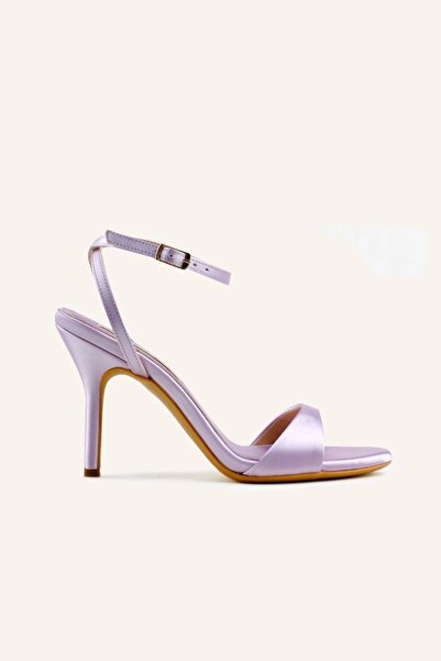 MARCATELLI Lila Saten Edna Topuklu Sandalet