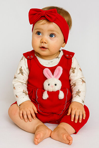 bebekyol Baby Girl Jumpsuit with Toys