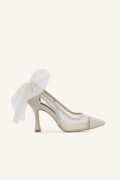 MARCATELLI Bej Love Topuklu Ayakkabı