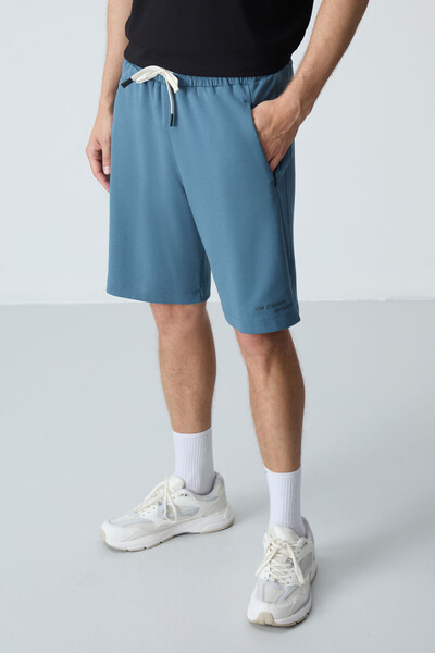 AIR JONES Forest Green Cotton Men's Shorts - Thick Soft and Standard Fit - 81276