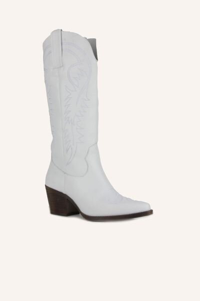 MARCATELLI Beyaz Lesbos Western Çizme