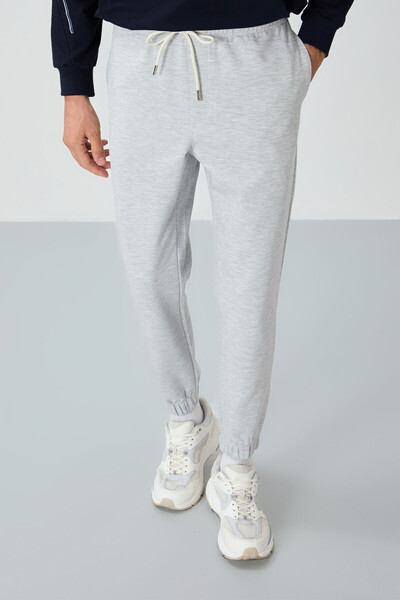 AIR JONES Ανδρική φόρμα αθλητικής φόρμας σε γκρι επιφάνεια με υφή Standard Fit - 82156