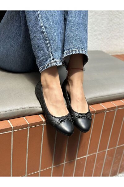 MARCATELLI Siyah Kapitone Babet