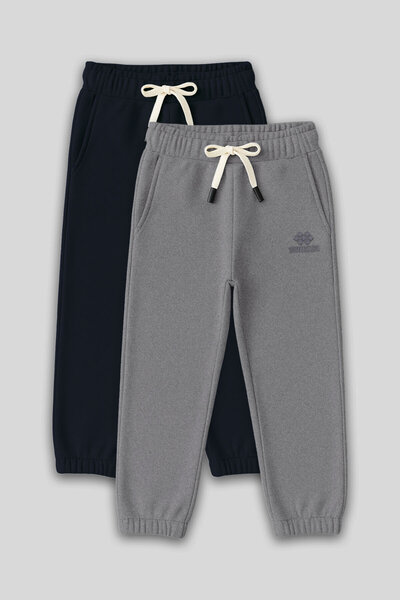 TOMMY LIFE Pantaloni de trening pentru băieți, standard, 2 piese, albastru în...