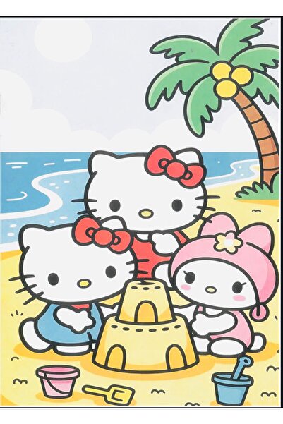 Deniz Oyuncak BOYAMA KİTABI STICKER HEDİYELİ ARKA KAPAK KESİLEREK MASKE YAPIL...