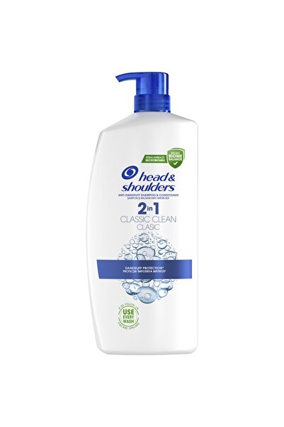 Head Sampon anti-matreata & Shoulders Classic Clean 2-in-1 pentru par normal, 800ml