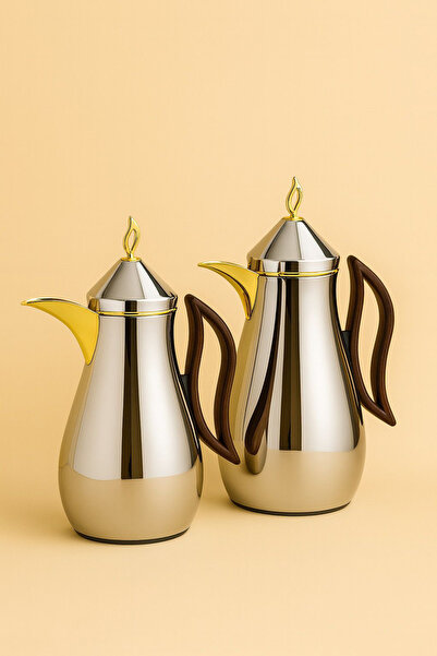 DVINA Two-piece stainless steel thermos set, 1 liter + 0.7 liter