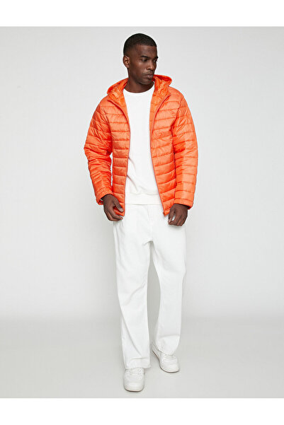 Koton Ανδρικό Παλτό Πορτοκαλί 3wam20155hw