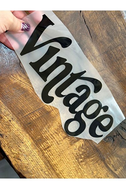 Gönülden Tasarım Transfer imprimat nostalgic vintage cu fier de călcat - 25x11 cm