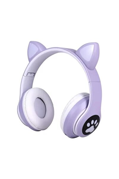 Mi7a Kedi Bluetooth 5.0 Mikrofonlu Kablosuz Yüksek Ses Akıllı Led Işıklı Kedi Patili Rgb