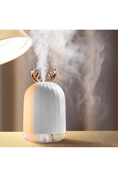 Mi7a Sevimli Hava Nemlendirici Buhar Makinesi Lovely Humidifier Led Işıklı Ar...