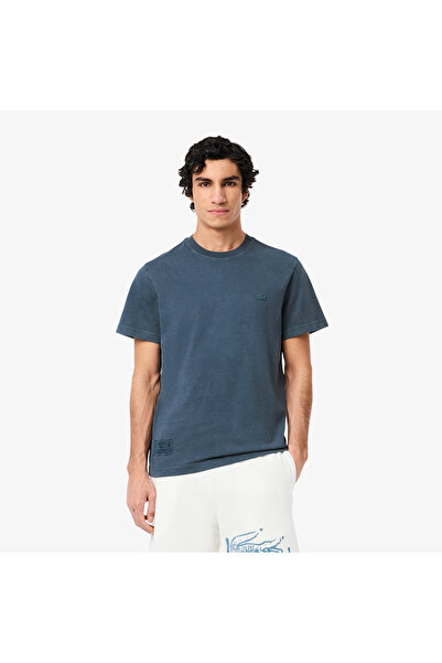 Lacoste Erkek Regular Fit Bisiklet Yaka Lacivert T-Shirt