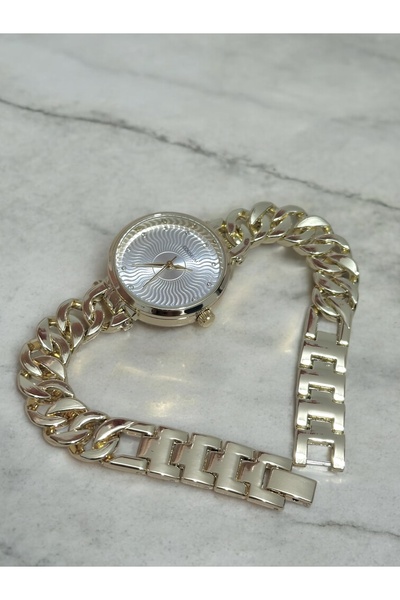 MAC CENTER Pinterest Round Steel Cord Women's Wristwatch-Women's Watch- Watch