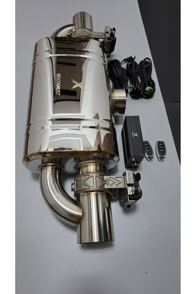 OEM REVXHAUST Tobă sport electrică cu cheie – Performanță și sunet reglabile 76MM