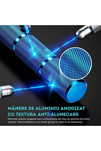 NARCIX FLEXOR FITNESS, otel inoxidabil, maner antialunecare – 75 kg