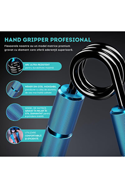 NARCIX FLEXOR FITNESS, otel inoxidabil, maner antialunecare – 75 kg