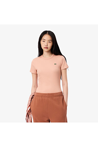 Lacoste Slim Fit Ribbed Cotton T-shirt - TF5538-00-ZIH