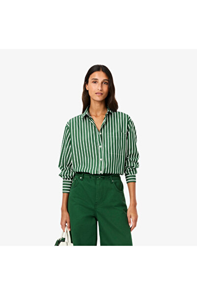 Lacoste Oversized Cotton Poplin Shirt - CF0215-00-291