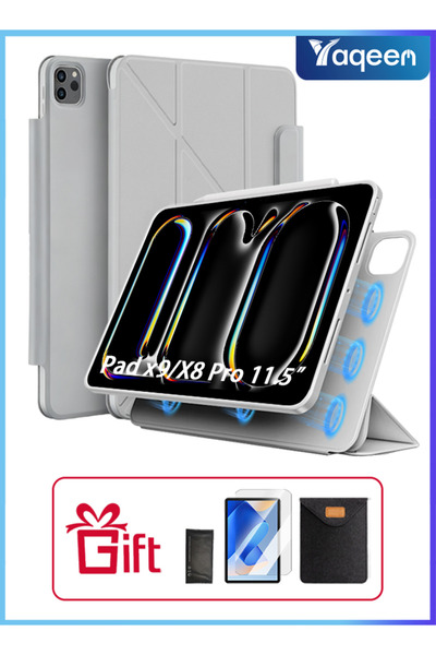 yaqeen Case for Honor Pad X9/X8 11.5-Inch 720 Degree Convenient Magnetic Attachment Cover With Pen Slot