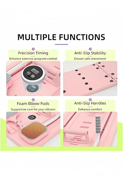 Brinaoki FoldablePilates Reformerwith Jumpboard, Multi-Purpose HomeGym Equipment for Beginners & Intermediate