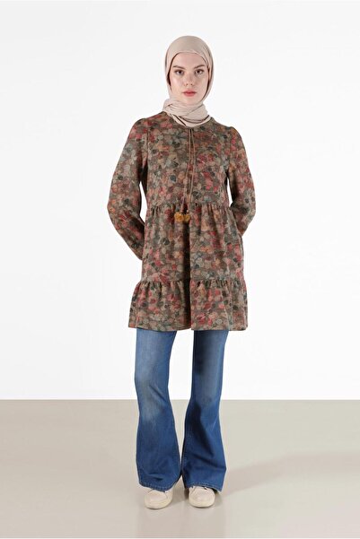 Alvina ΤΟΥΝΙΚ ΠΑΝΤΑΡΕΙΑ ΜΕ ΣΧΕΔΙΟ ΜΕ ΛΕΠΤΟΜΕΡΗ ΔΑΝΤΕΛΑ 42320