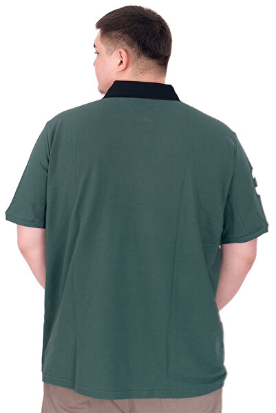 ModeXL Mode XL Large Size Men's T-Shirt Polo Neck H Brouded U25312 Nefti