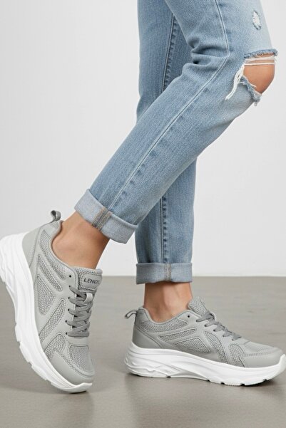 Lennox Unisex Gray High-Sole Sports Shoes
