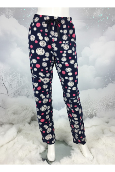 Altınay Pocketless Winter Fleece Women's Pajama Bottoms Single Bottom Je18