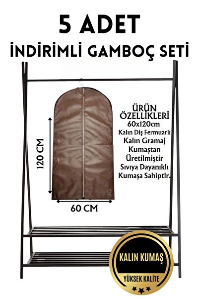 YEGGE 5 bucăți 120x60cm rochie de seară, haină, palton, husă pentru haine, țe...