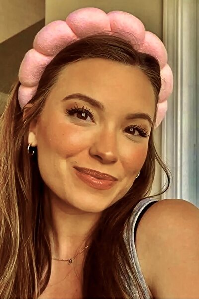 Vitastyle Powder Pink Color Spa Hair Band Towel Crown