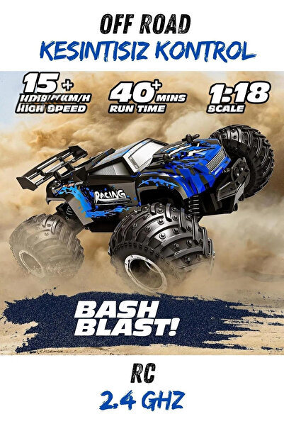 kosetoys Uzaktan Kumandalı Araba Rc Offroad Hız Arabası 15 Km / 4x2