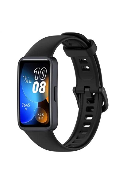 Mi7a Huawei Band 8 Uyumlu Kordon Silikon Klasik Jel Kayış