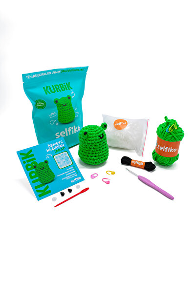 Self Selfiko Örgü Öğrenme Kiti Kurbik | Yeni Başlayanlar İçin Videolu Tığ İşi...